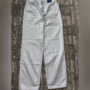 Old Navy Silver Flare & Wide Leg Jeans